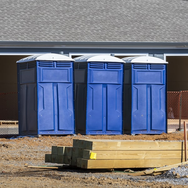 how can i report damages or issues with the porta potties during my rental period in Burrel California